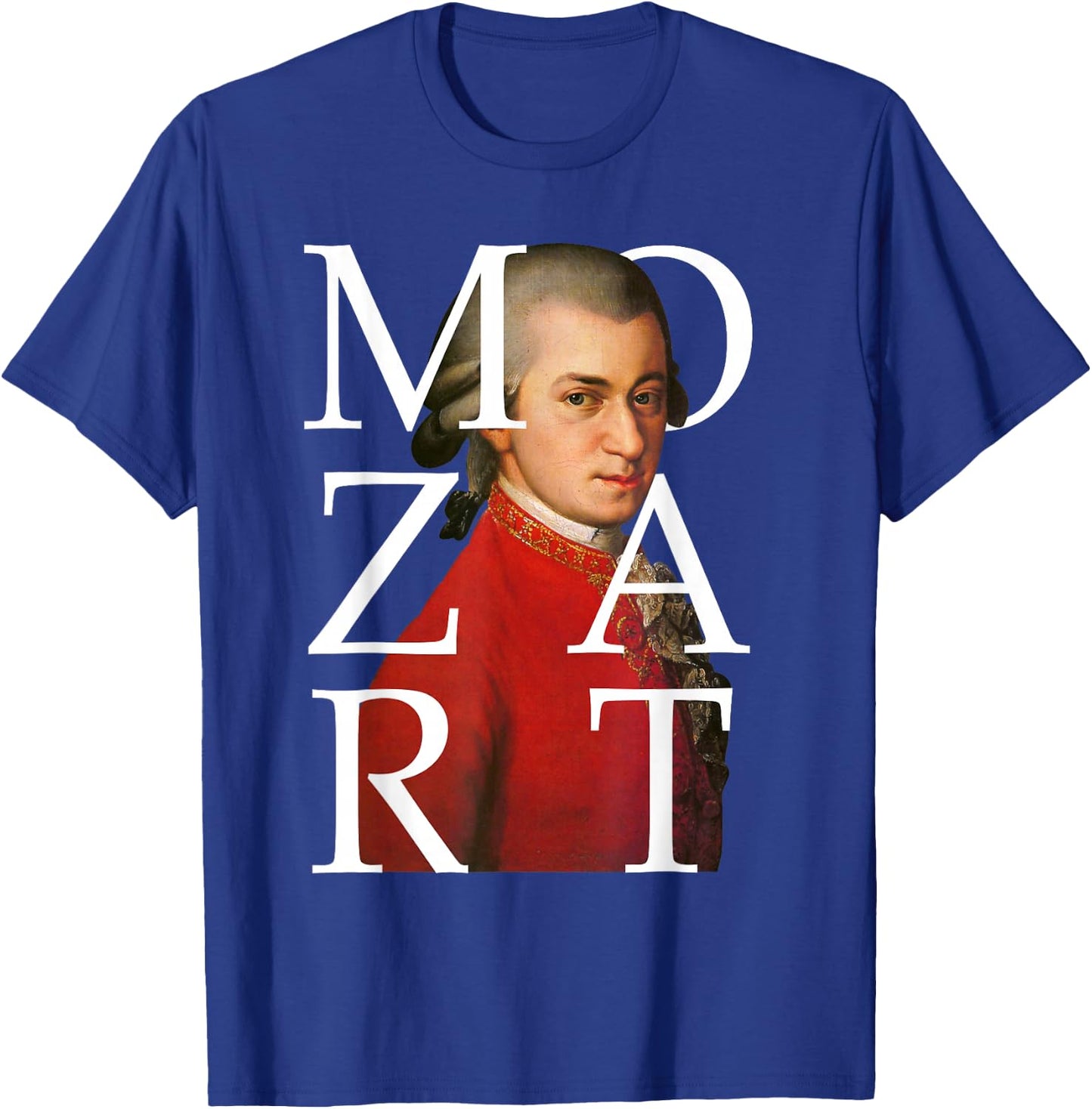 Composer of Classical Music Mozart T-Shirt - T-Shirt | Royal