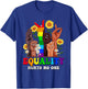 Equality Human Rights Rainbow LGBT Gay Pride Ally Men Women T-Shirt - T-Shirt | Royal