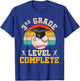 3rd Grade Level Complete Baseball Boy Last Day Of School T-Shirt - T-Shirt | Royal