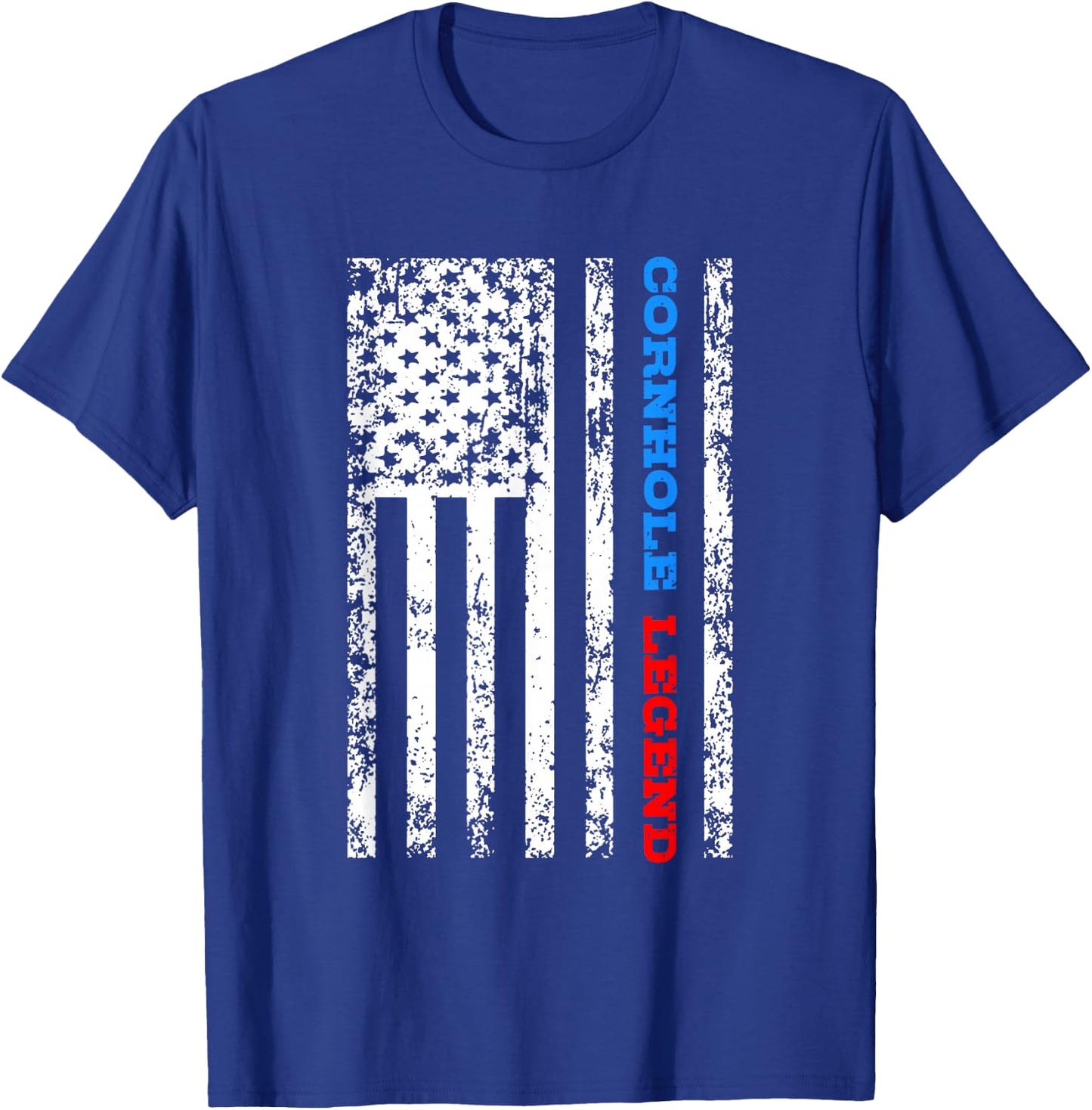 Cornhole Champion Bean Bag Corn Hole Toss Gift T-Shirt - T-Shirt | Royal