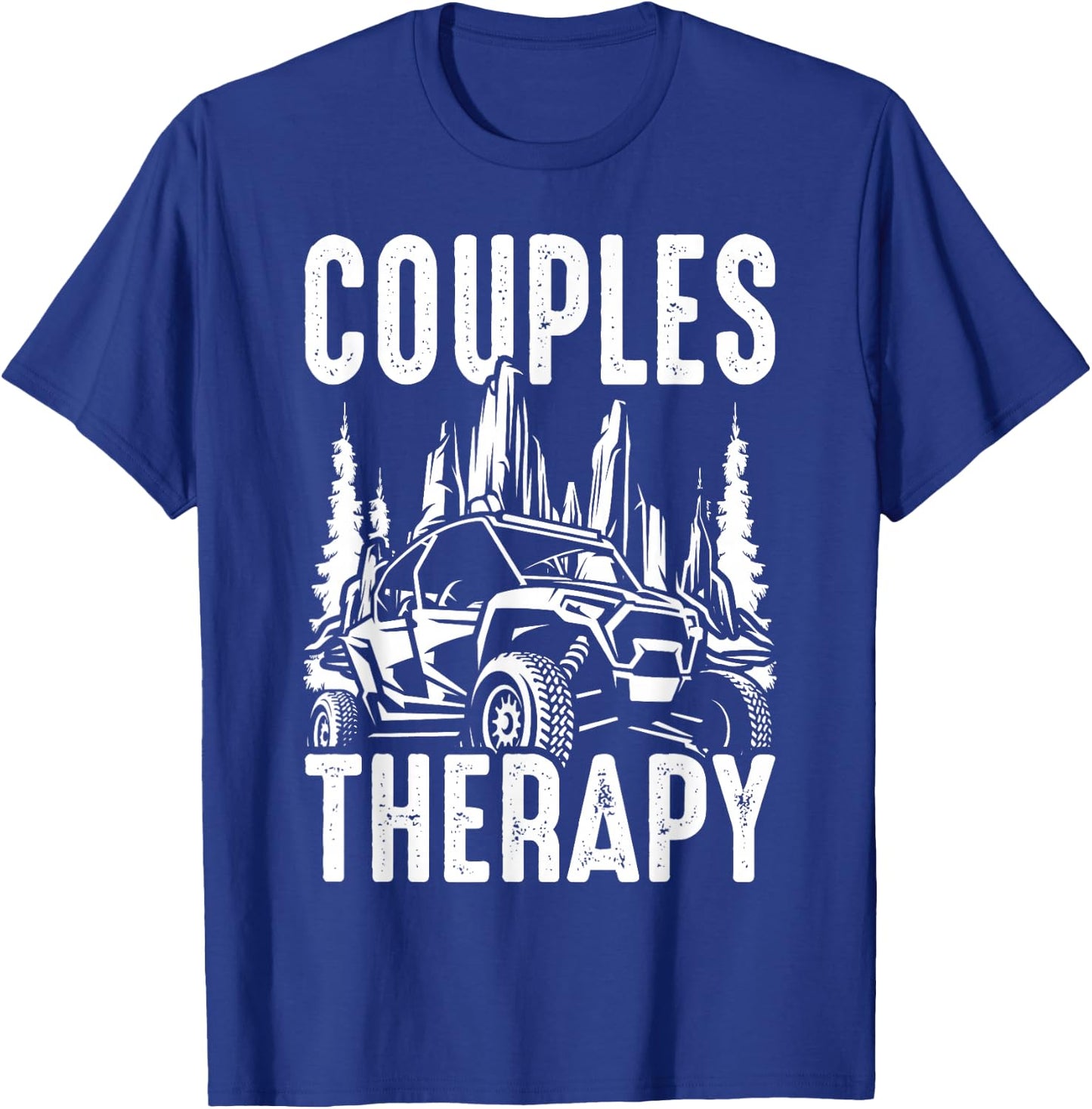 UTV Side By Side Couples Therapy T-Shirt - T-Shirt | Royal