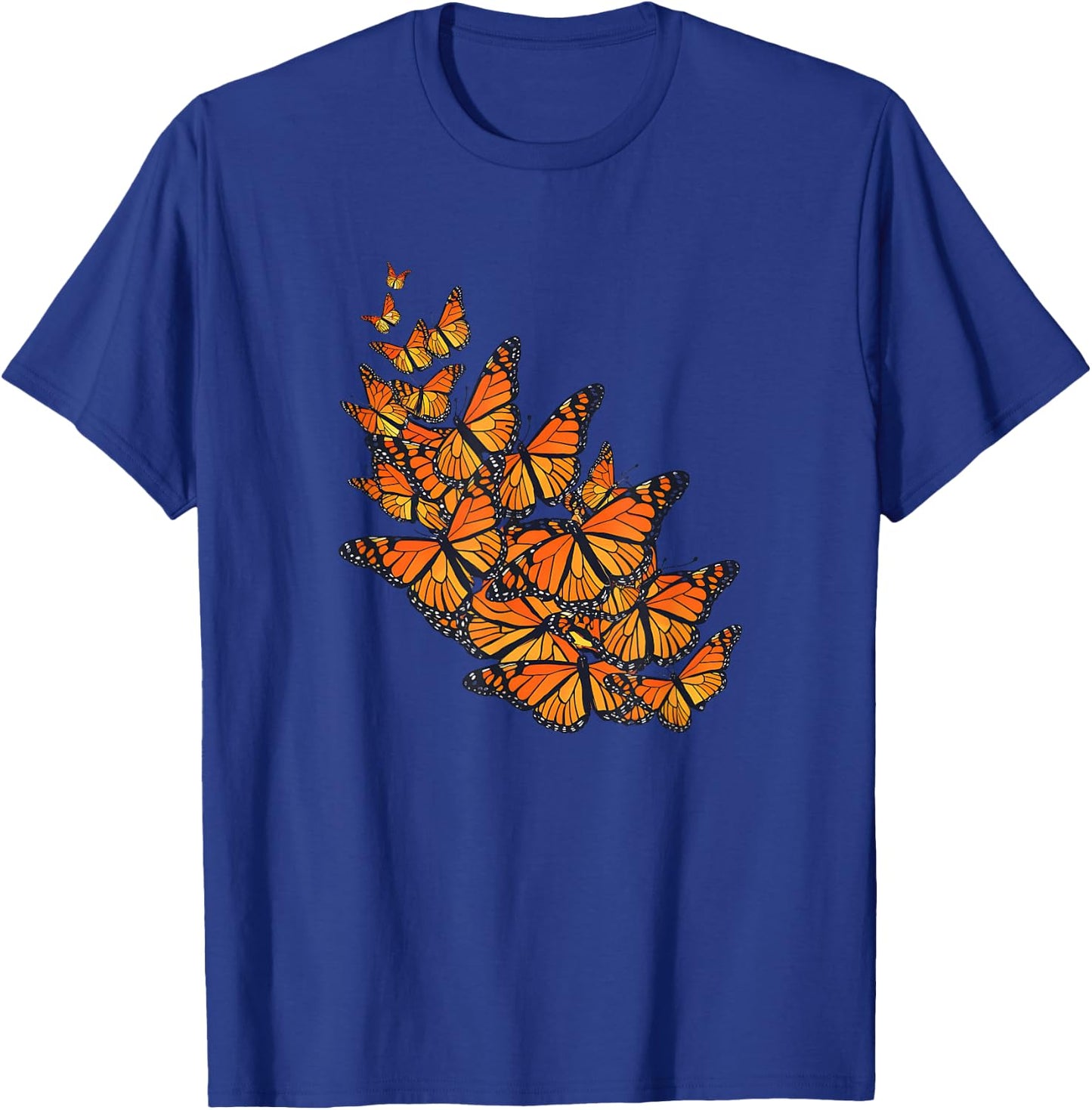 Monarch Butterfly Cute Butterflies Lover Inspirational Fun T-Shirt - T-Shirt | Royal