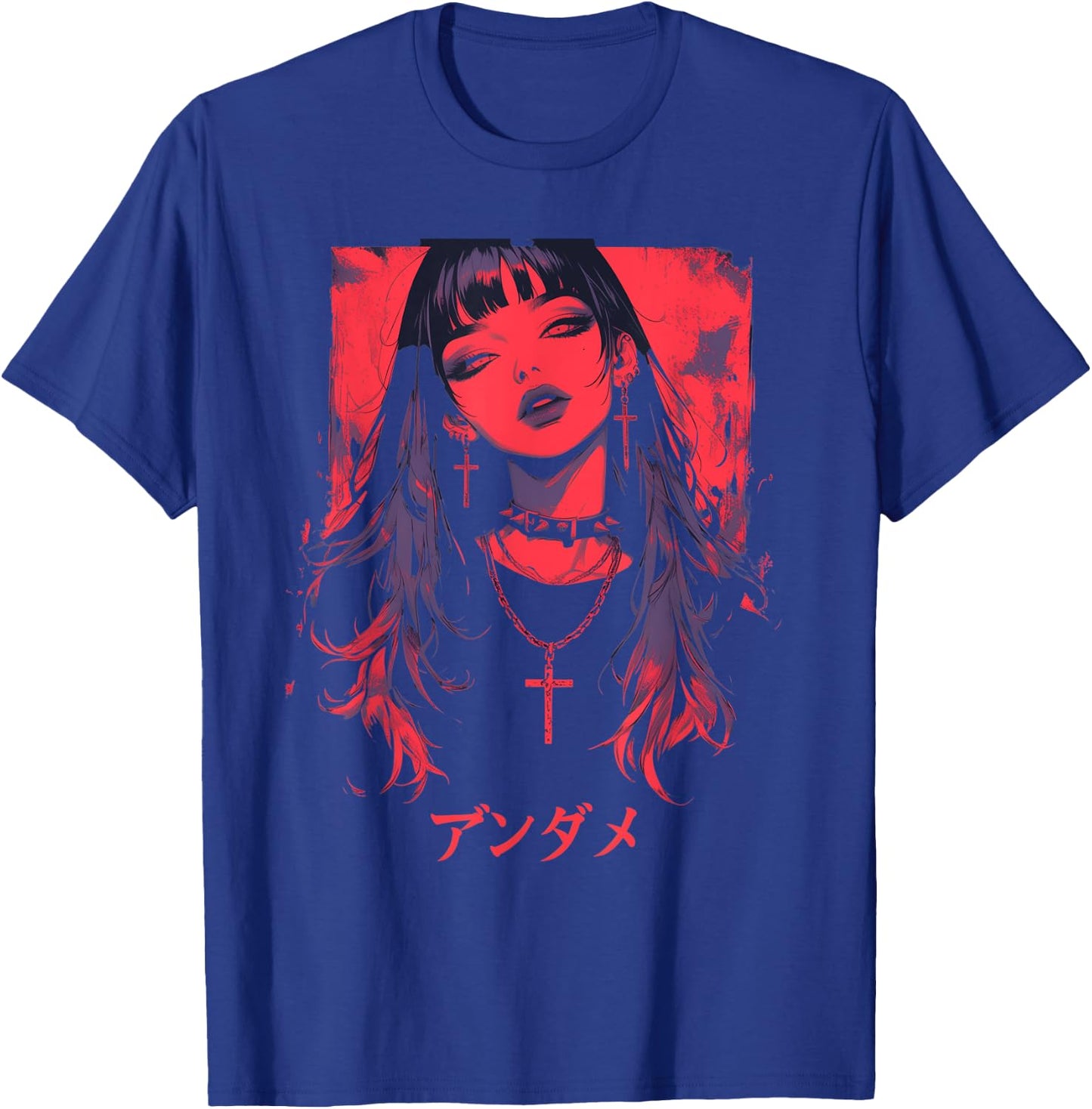 Gothic Anime Demon Waifu Cute Japan Manga Vaporware Retro T-Shirt - T-Shirt | Royal