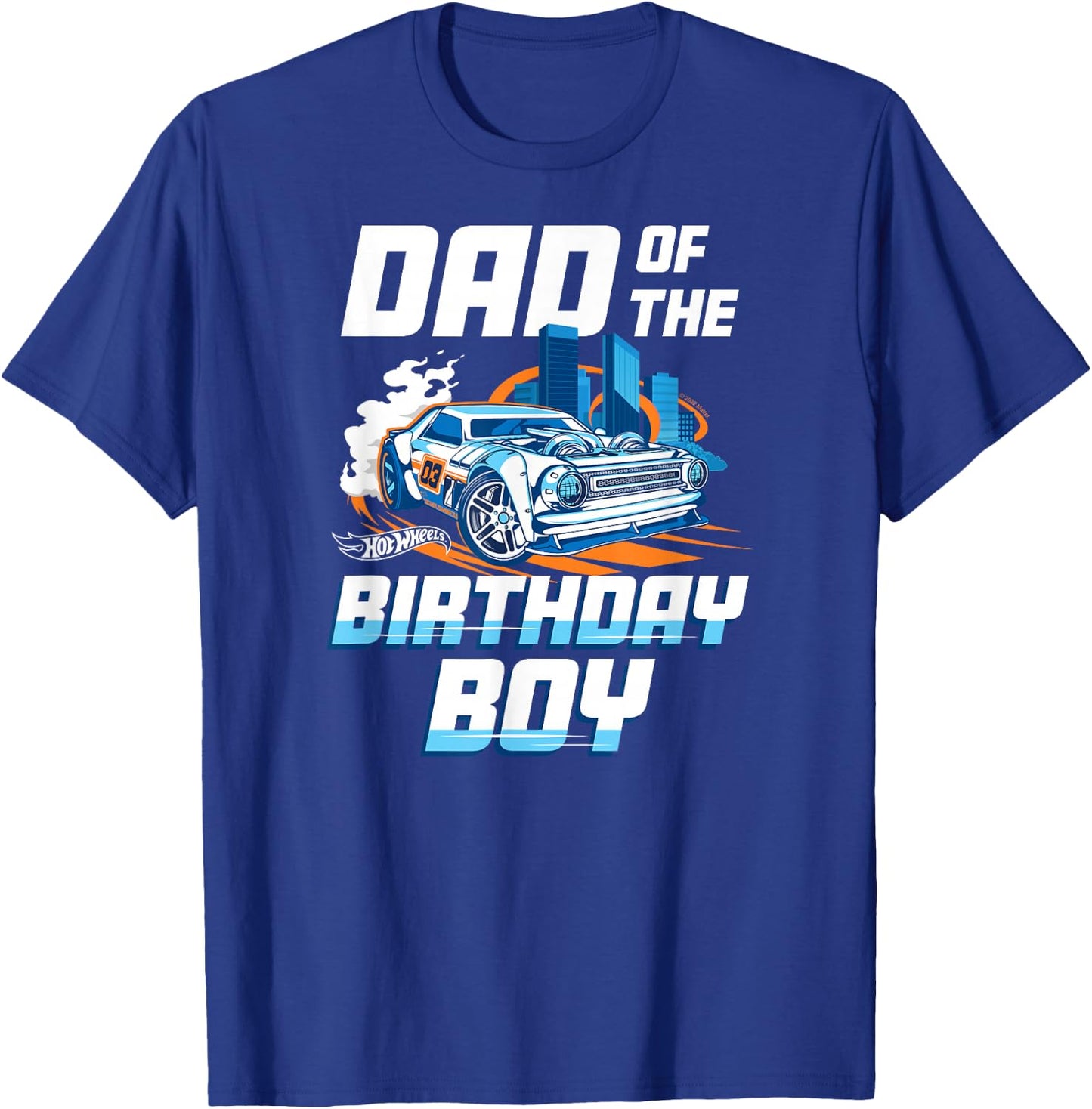 Hot Wheels - Dad Of The Birthday Boy T-Shirt - T-Shirt | Royal
