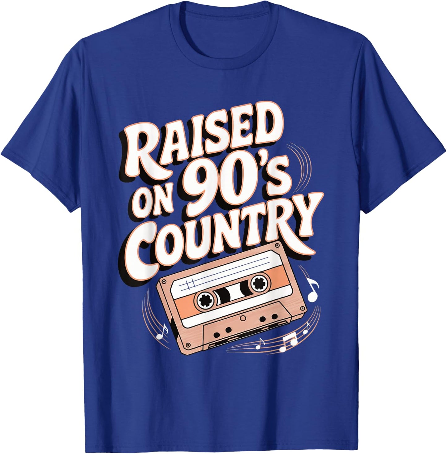 Raised On 90's Country T-Shirt - T-Shirt | Royal