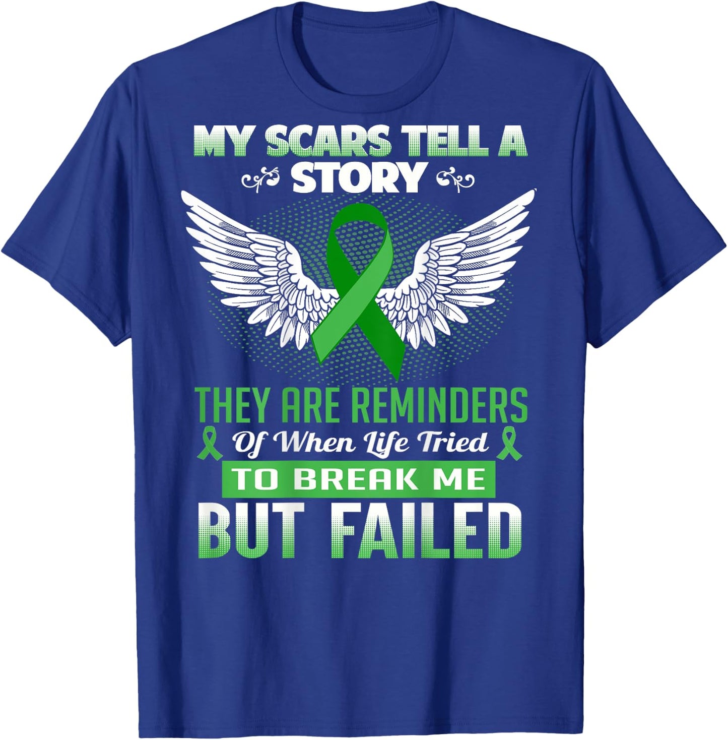 My Scars tell a Story - Kidney Disease Awareness Shirt T-Shirt - T-Shirt | Royal