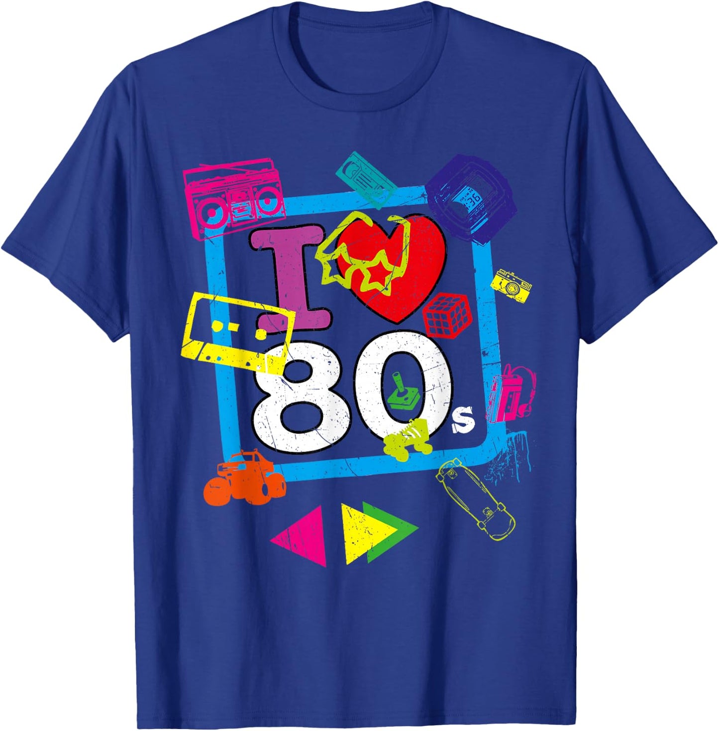Throwback Outfit | 80s Flashback | Throwback Costume 90s T-Shirt - T-Shirt | Royal