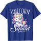 Unicorn Squad Birthday Party Cute Unicorn T-Shirt - T-Shirt | Royal
