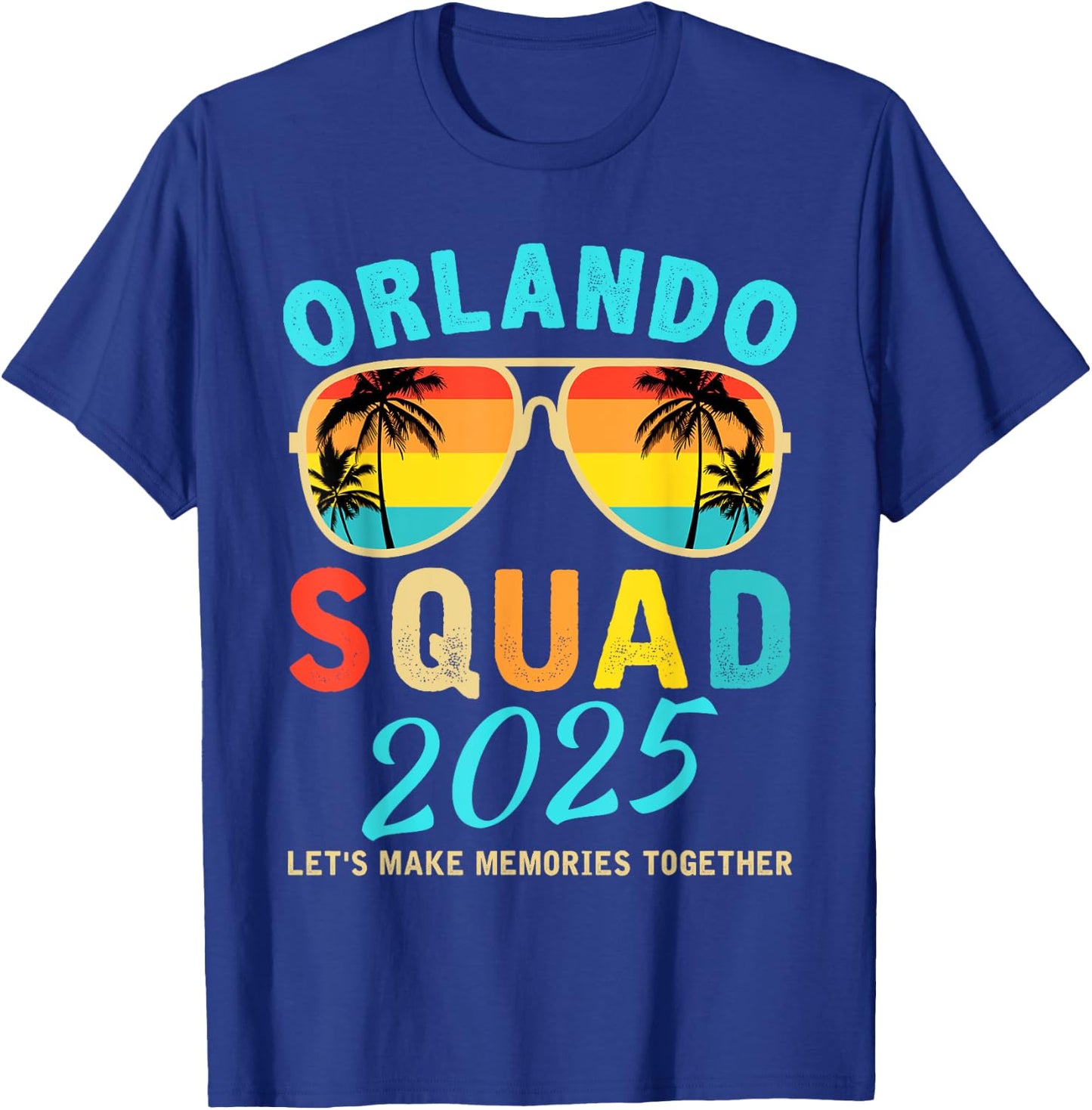 Family Vacation 2025 Orlando Friends Group Vacation Matching T-Shirt - T-Shirt | Royal