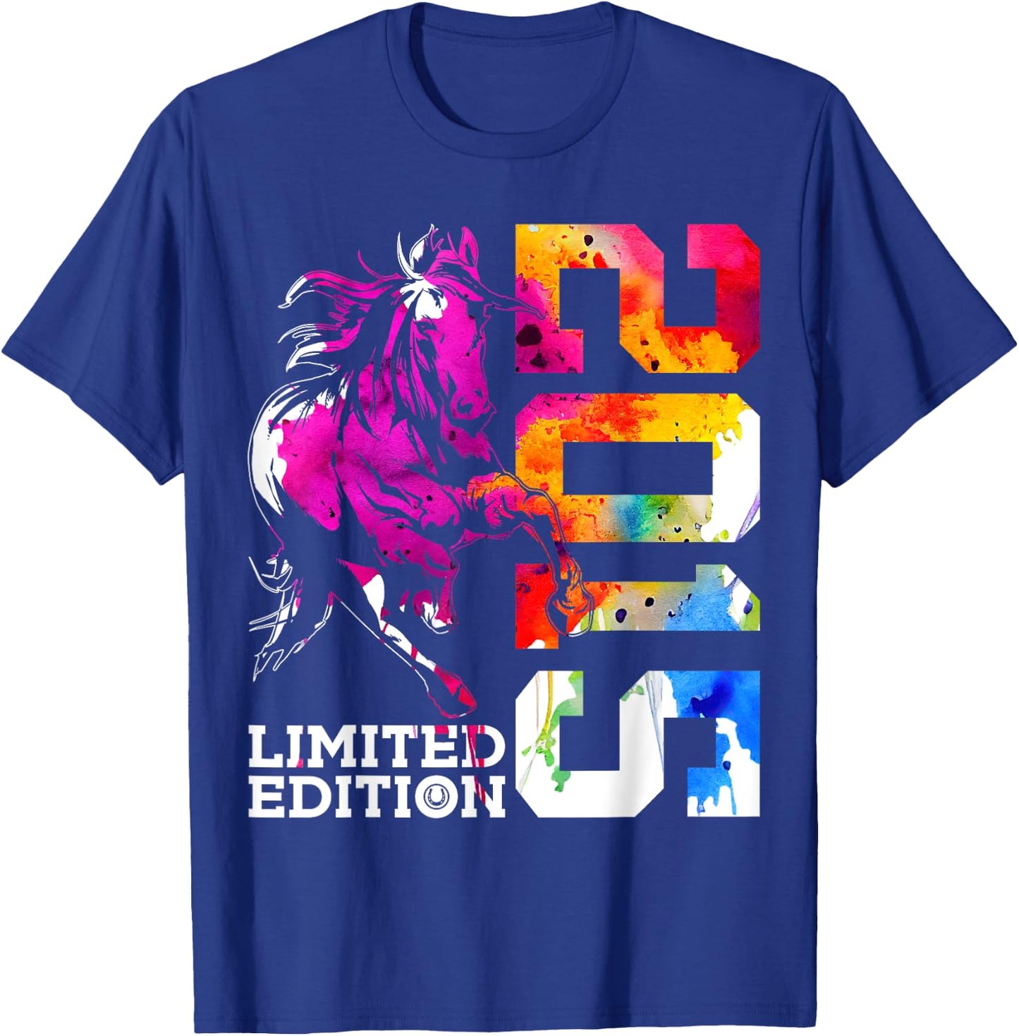 Limited Edition 2015 Riding Horse 10th Birthday T-Shirt - T-Shirt | Royal