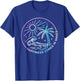Happiness Comes In Tie Dye Waves Summer Matching Vacation Men Women T-Shirt - T-Shirt | Royal