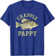 Funny Ice Fishing Crappie Pappy T-Shirt - T-Shirt | Royal