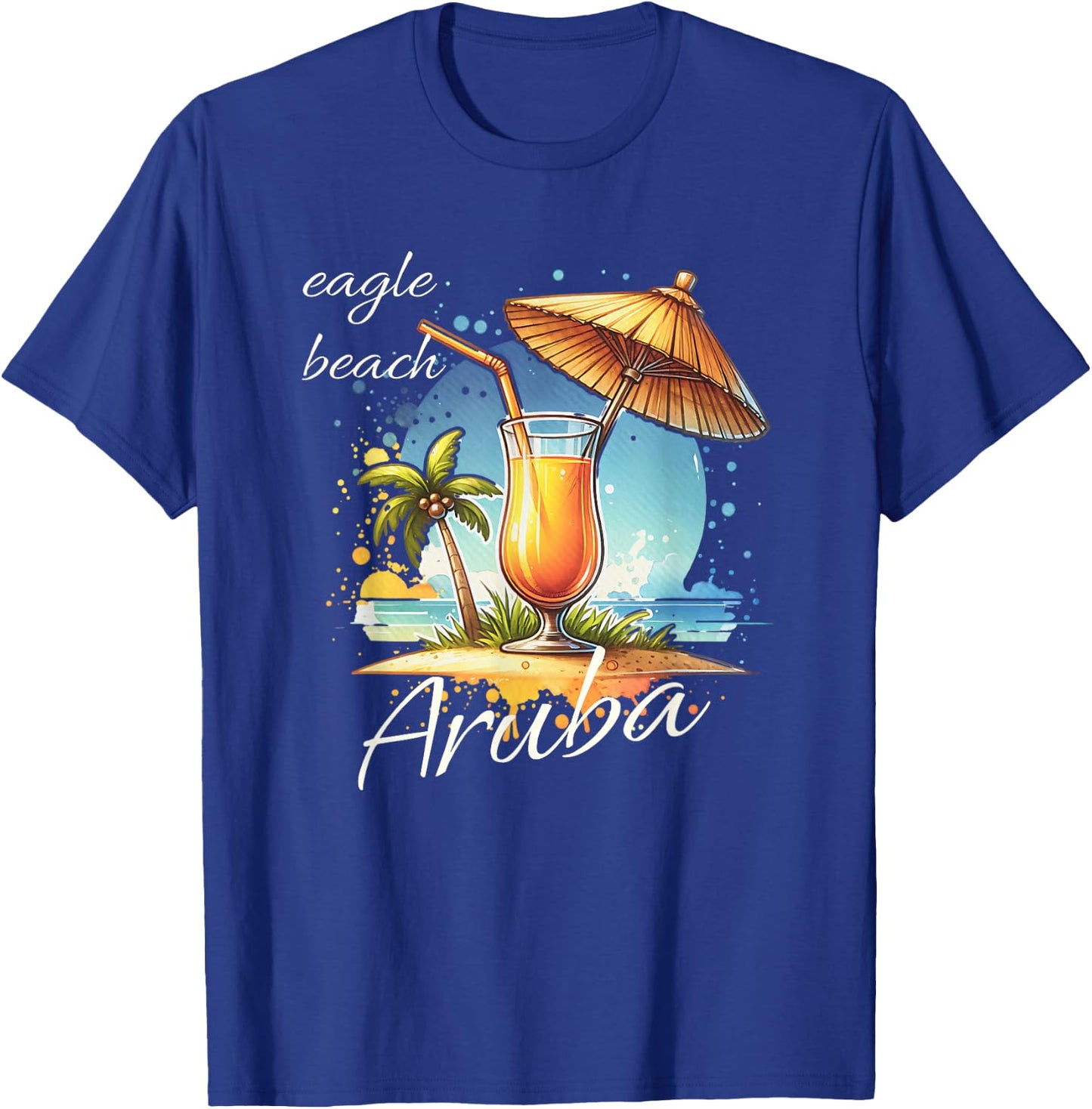 Eagle Beach Aruba Great Travel Vacation Gift Design Women Kids T-Shirt - T-Shirt | Royal
