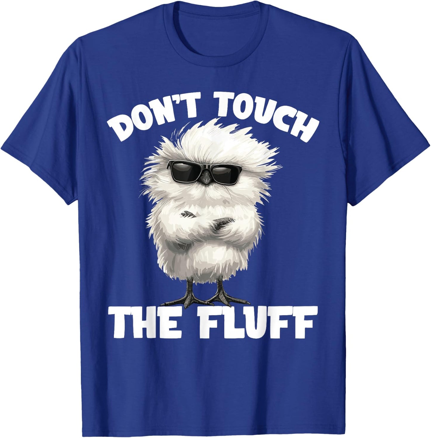 Silky Chicken Lover Sunglasses Smooth Cool Silkie Chicken T-Shirt - T-Shirt | Royal