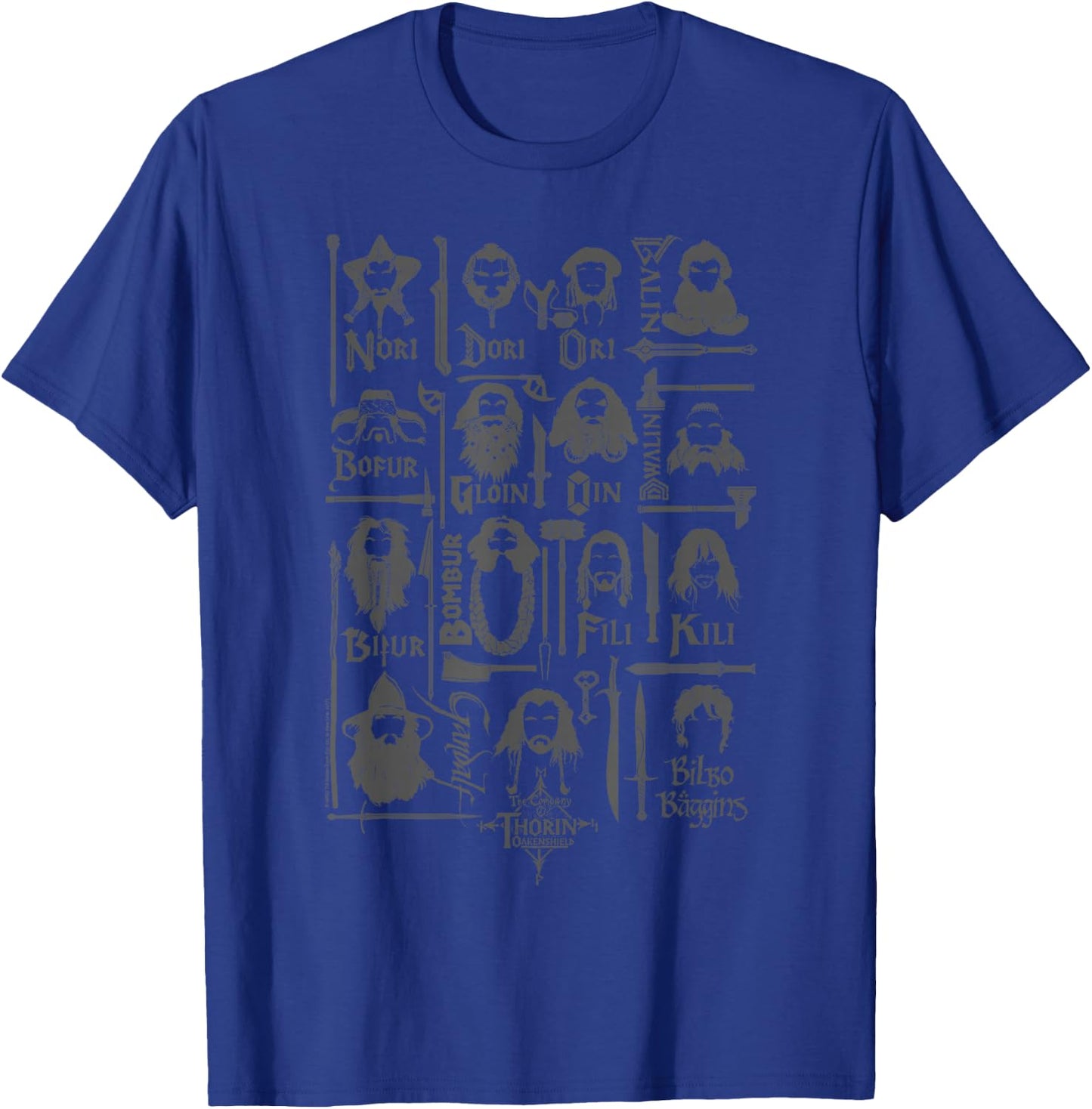 The Hobbit The Company of Thorin Oakenshield T-Shirt - T-Shirt | Royal