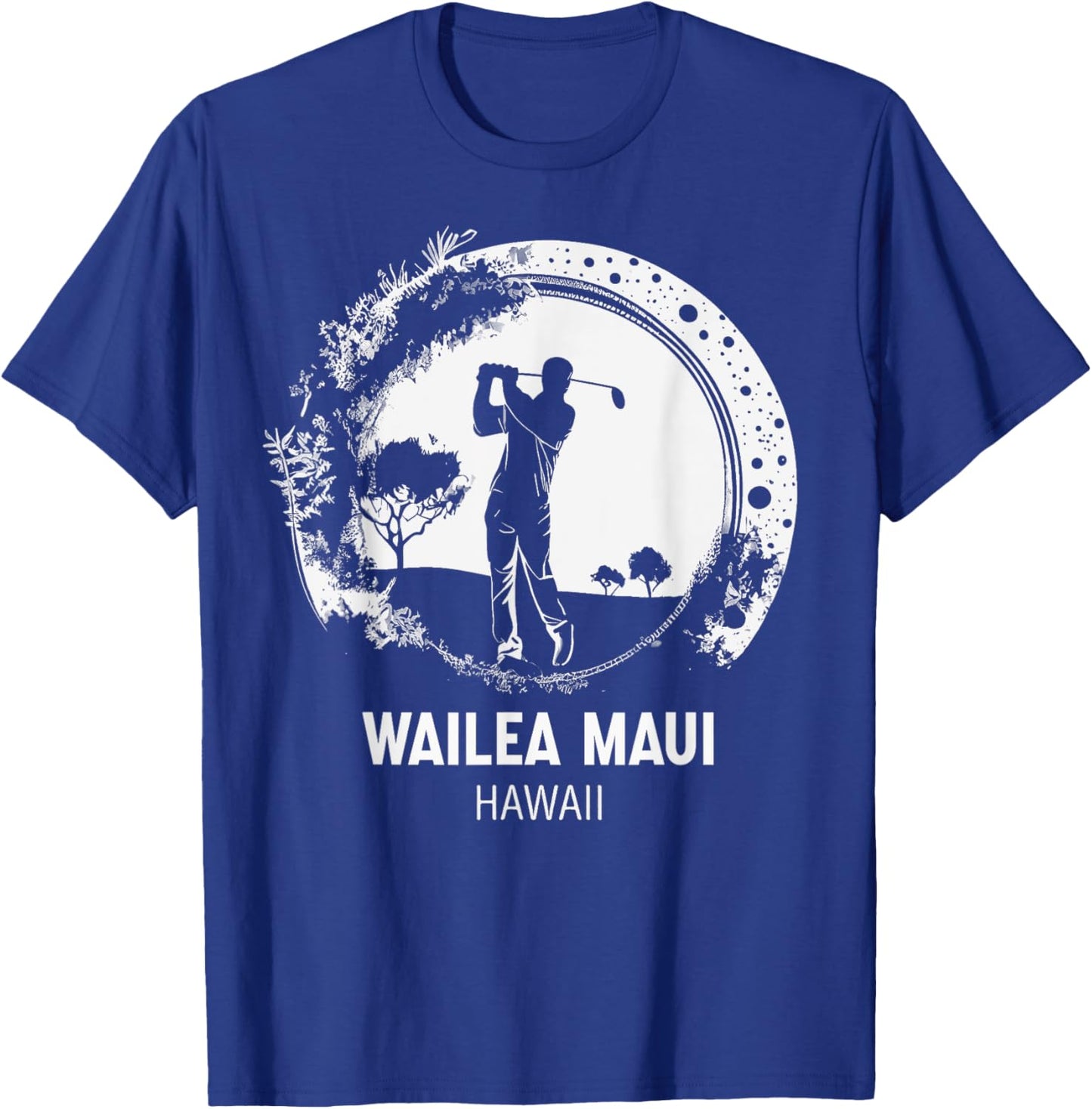 Golf Golfing Wailea Maui T-Shirt - T-Shirt | Royal