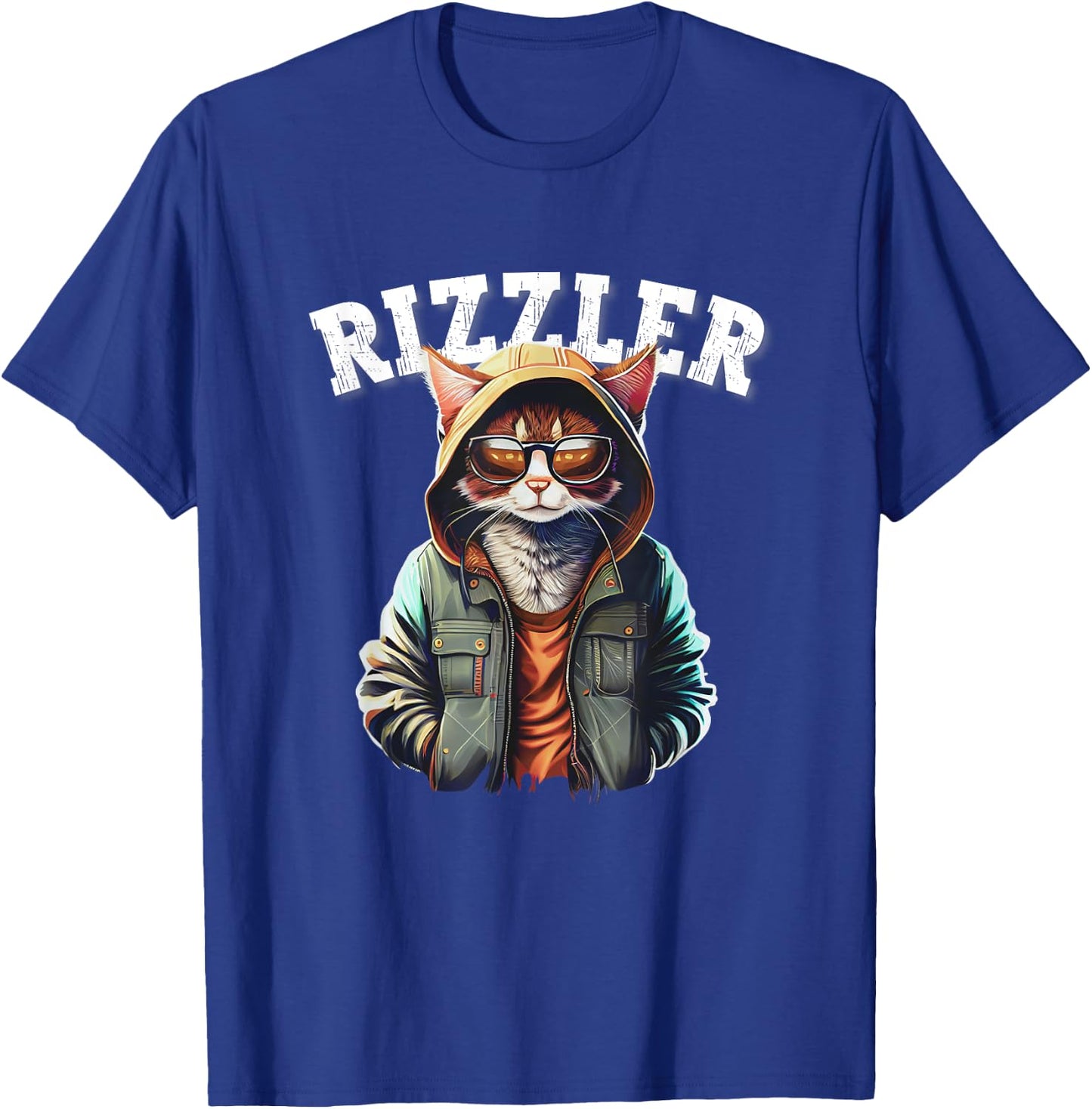 Rizzler Cat Funny W Rizz Meme Rizzler With The Rizz Teen Women Kids T-Shirt - T-Shirt | Royal