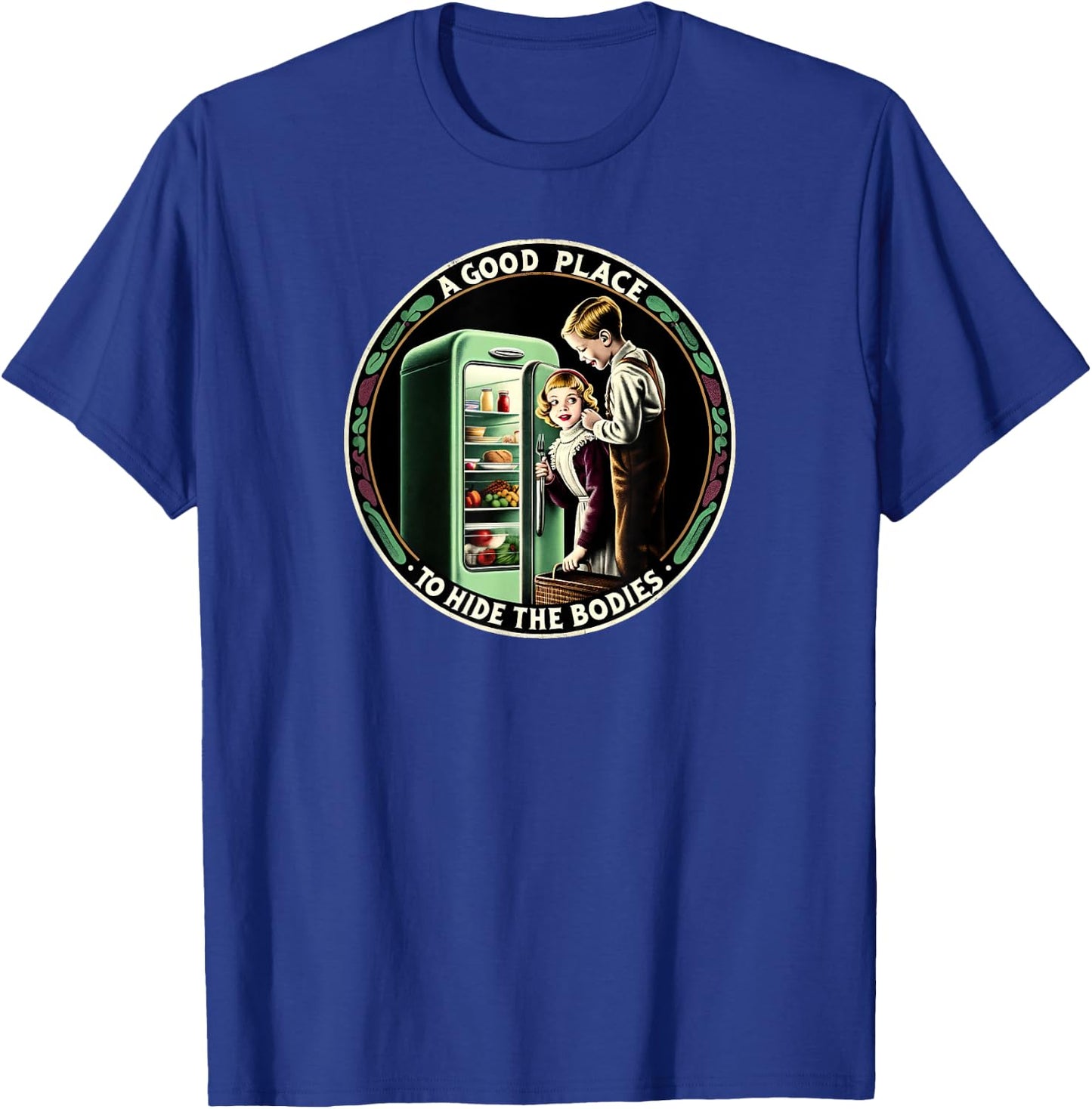 Vintage Horror Movie T-Shirt - T-Shirt | Royal