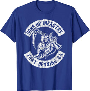 American Marauder: Sons of Infantry Fort Benning T-Shirt - T-Shirt | Royal