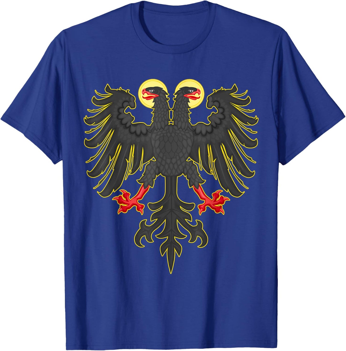 Historian's Choice HRE Holy Roman Empire Reichsadler Imperial Eagle Flag , Small, Black T-Shirt - T-Shirt | Royal