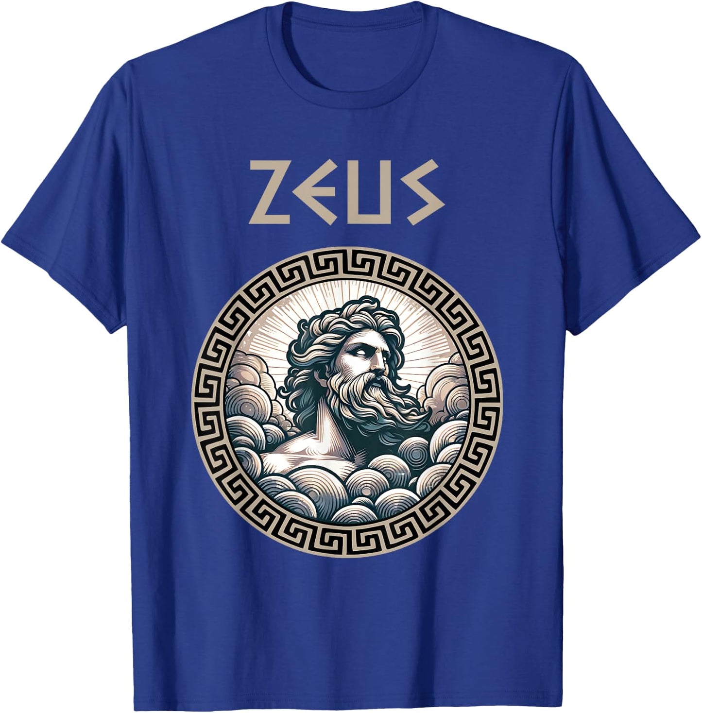 Zeus Greek God King of the Skies T-Shirt - T-Shirt | Royal