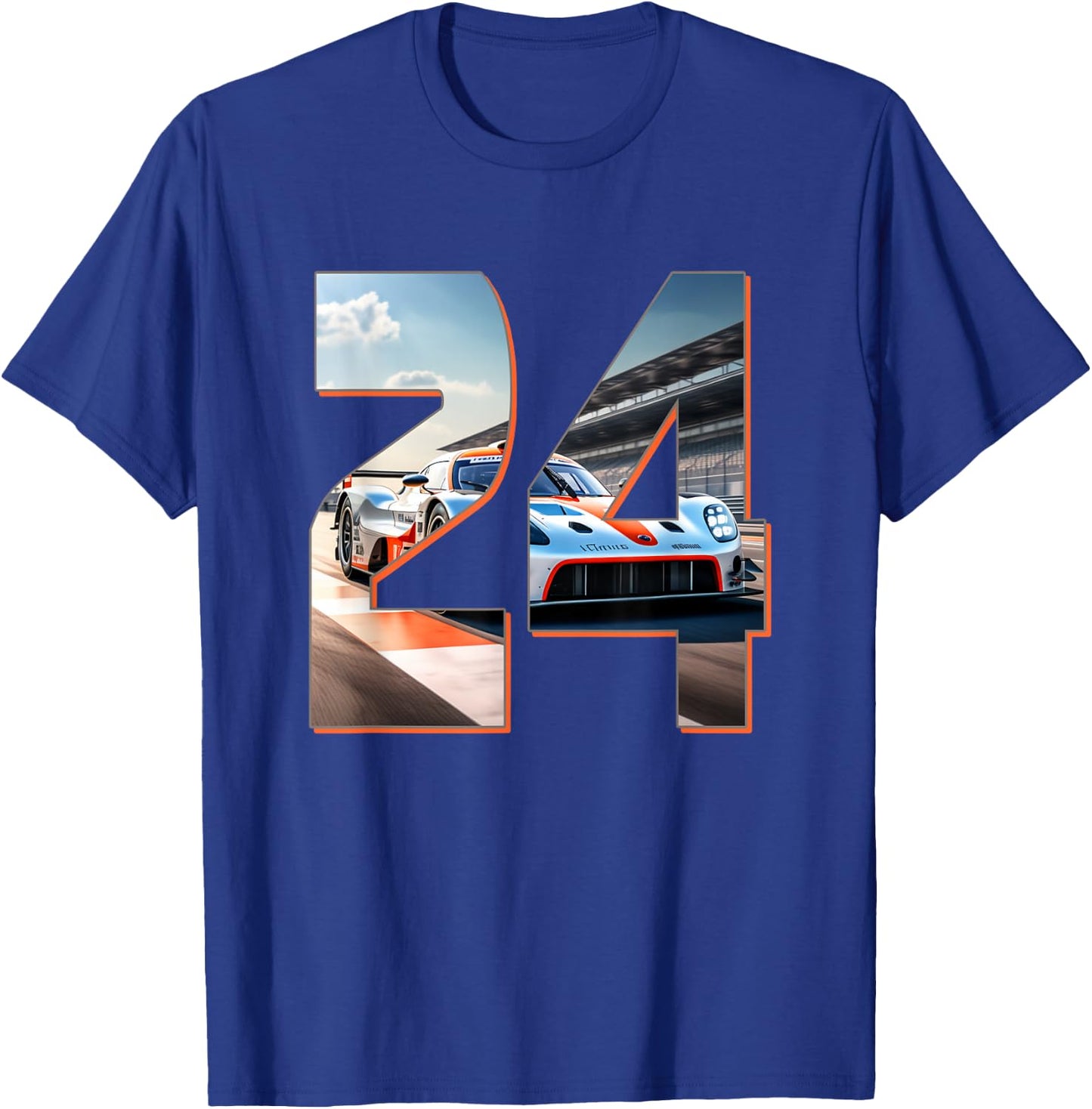 24h Endurance Racing we celebrate motorsport great fan T-Shirt - T-Shirt | Royal