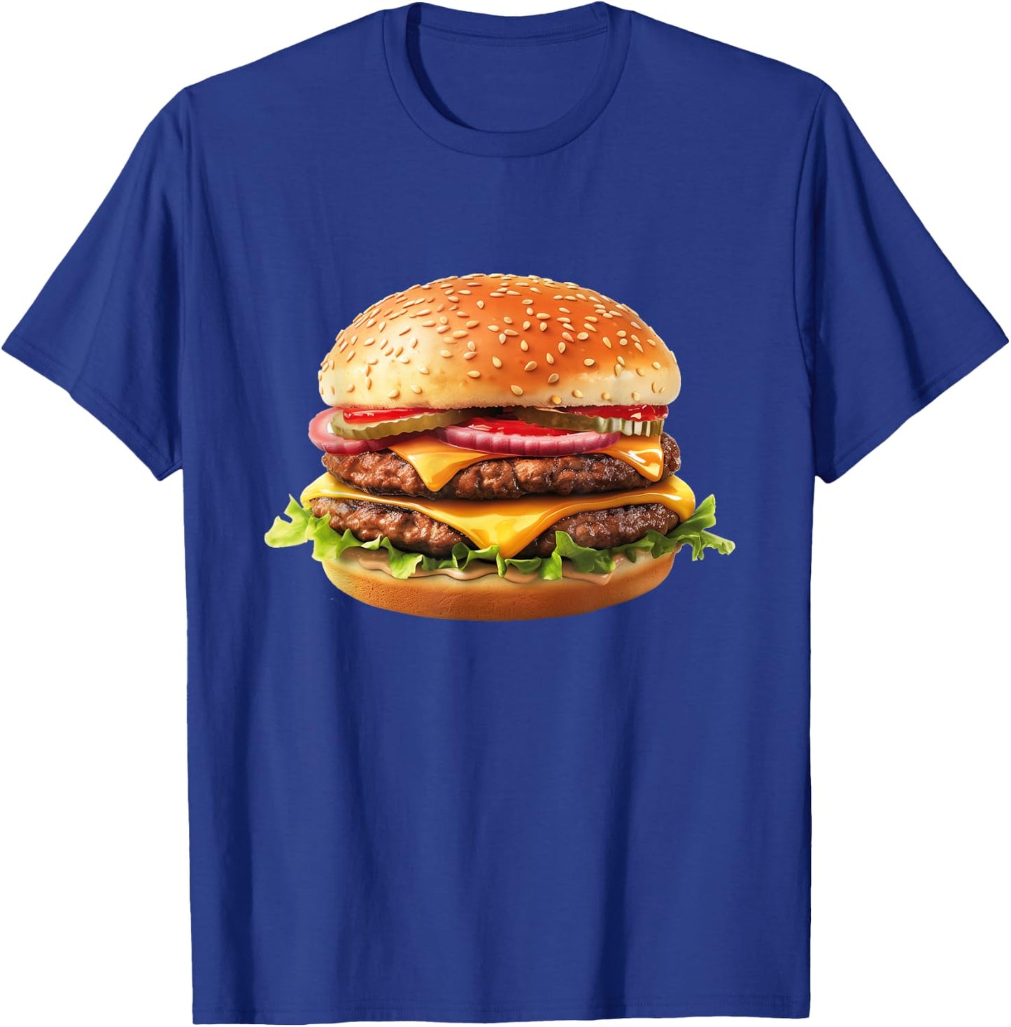 Hamburger Cheese BBQ Lovers T-Shirt - T-Shirt | Royal
