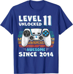 11 Year Old Bday Decorations Son Boy 11yr 2014 11th Birthday T-Shirt - T-Shirt | Royal