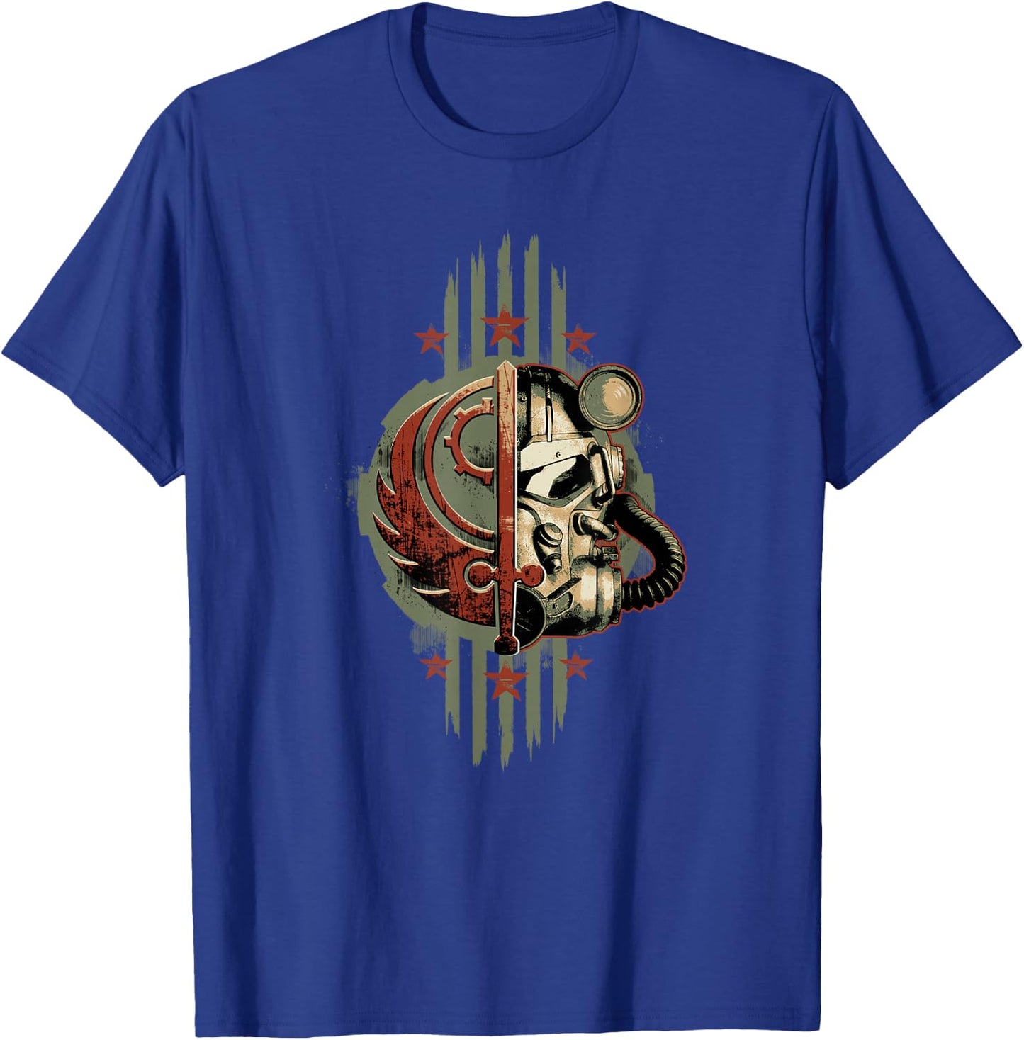 Fallout - Brotherhood of Steel Helmet T-Shirt - T-Shirt | Royal