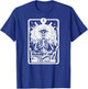The Dad Tarot Card Skeleton Father Tools Gothic Occult T-Shirt - T-Shirt | Royal