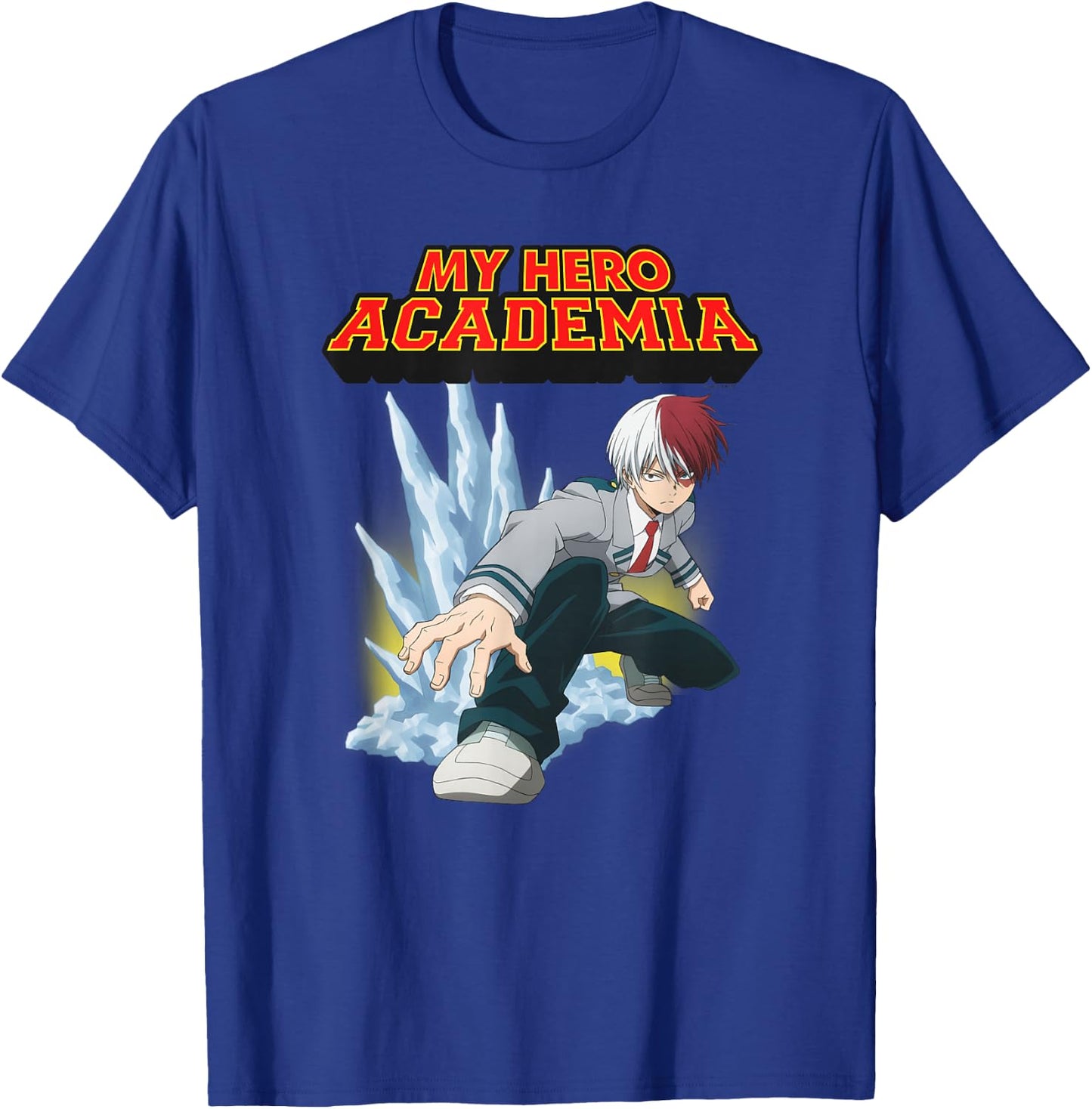 My Hero Academia Shoto Todoroki Half-Cold Half-Hot T-Shirt - T-Shirt | Royal