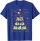Pharmacy Christmas Tree Medication Fun Ugly Sweater T-Shirt - T-Shirt | Royal