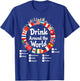 Adult Vacation Drinking Countries International National T-Shirt - T-Shirt | Royal