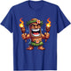 Tiki Shirt Man Hawaiian Summer Tropical Luau Party Kids T-Shirt - T-Shirt | Royal
