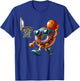 Dunking Donut Hole Food Champ Basketball Game Sport Player T-Shirt - T-Shirt | Royal