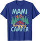 Mami of Happy Camper 1st Birthday Party Retro Mami T-Shirt - T-Shirt | Royal