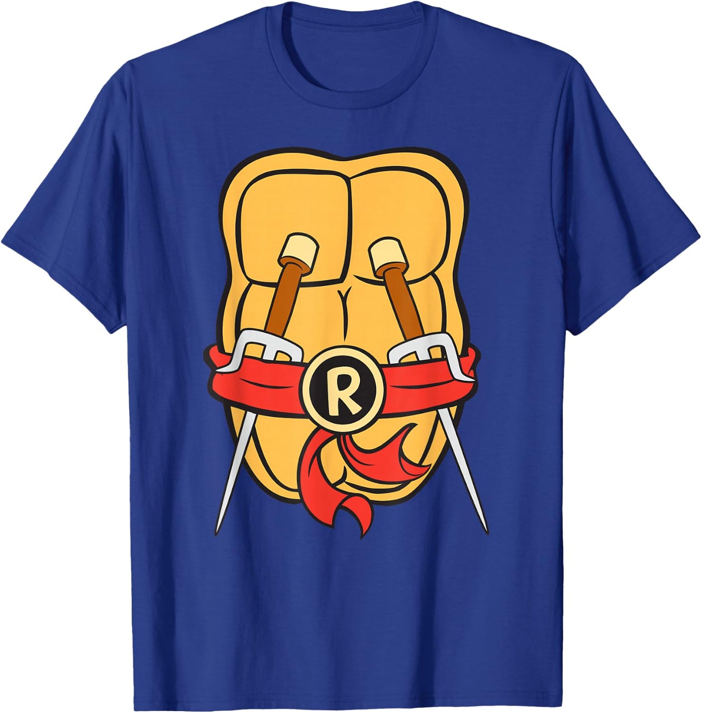 Teenage Mutant Ninja Turtles - Raphael Shell T-Shirt - T-Shirt | Royal