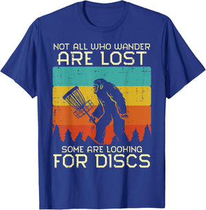 Disc Golf Bigfoot Sasquatch Frisbee Frolf Men Women Kids T-Shirt - T-Shirt | Royal