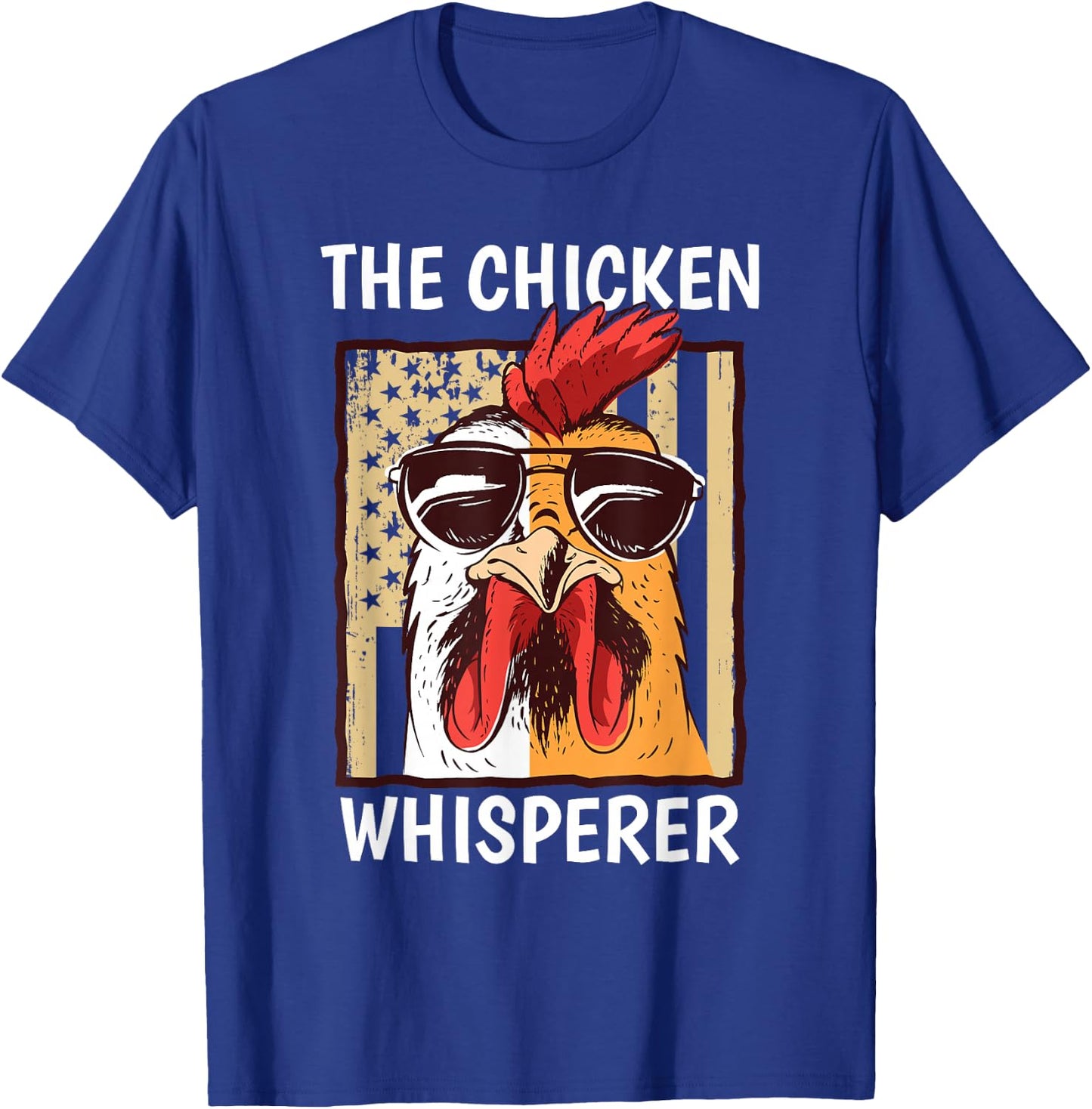 The Chicken Whisperer Farmer Chicken T-Shirt - T-Shirt | Royal