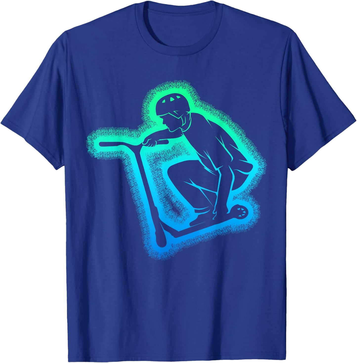 Scooter Stunt Boys Kids Men T-Shirt - T-Shirt | Royal