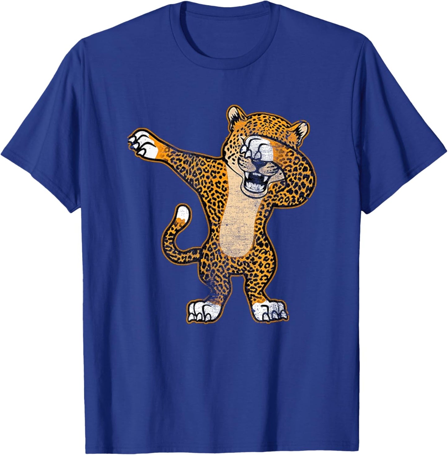 Dabbing Cheetah Cute Big Cat Lover Funny Cheetah Animal T-Shirt - T-Shirt | Royal