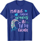 Fifth Grade Cute Mermaid Shirt Girls Making Waves T-Shirt - T-Shirt | Royal