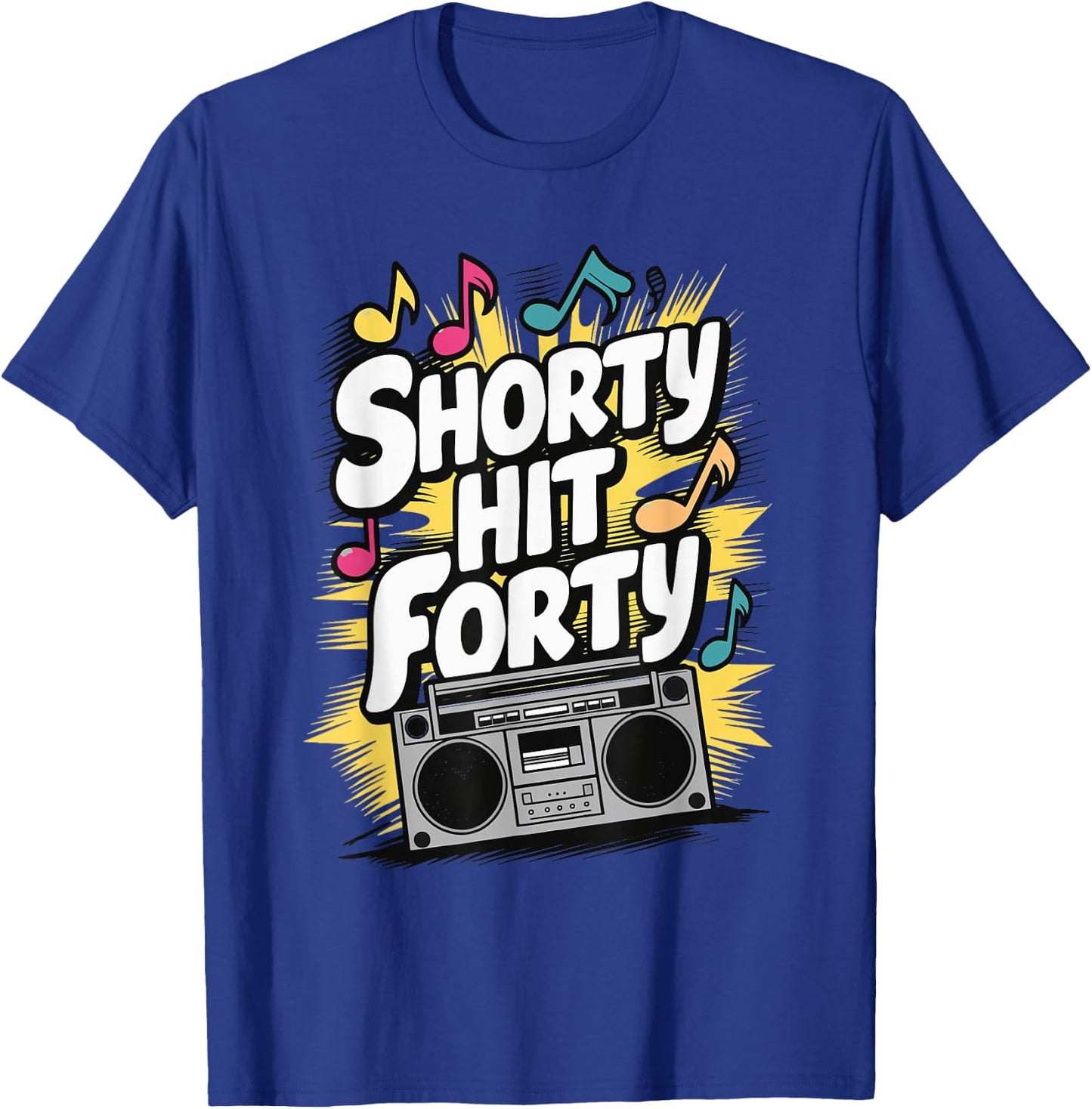 Shorty Hit Forty T-Shirt - T-Shirt | Royal