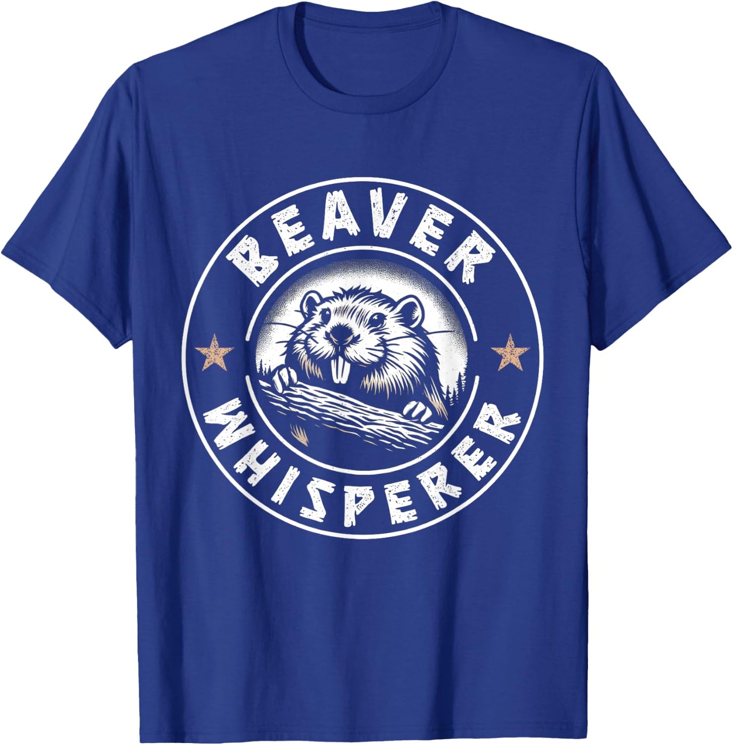 Beaver Whisperer Vintage Arts Animal Lovely Beavers Outfits T-Shirt - T-Shirt | Royal