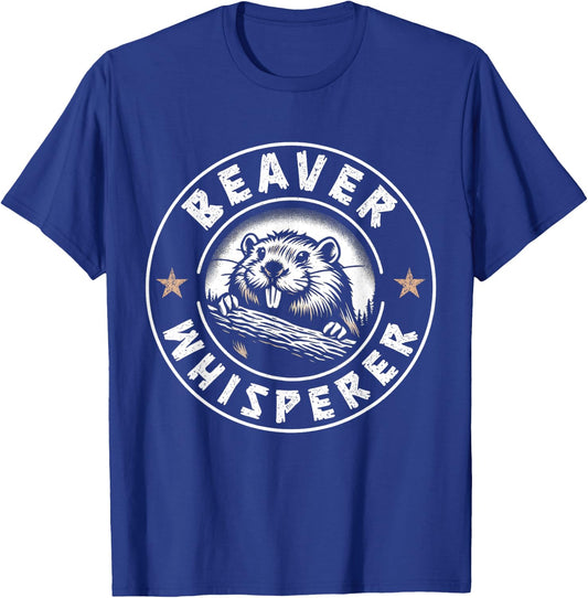 Beaver Whisperer Vintage Arts Animal Lovely Beavers Outfits T-Shirt - T-Shirt | Royal