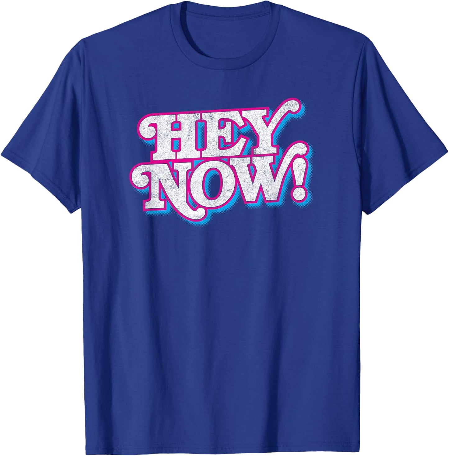 HEY NOW! retro 80s 90s fashion pop culture funny phrase T-Shirt - T-Shirt | Royal