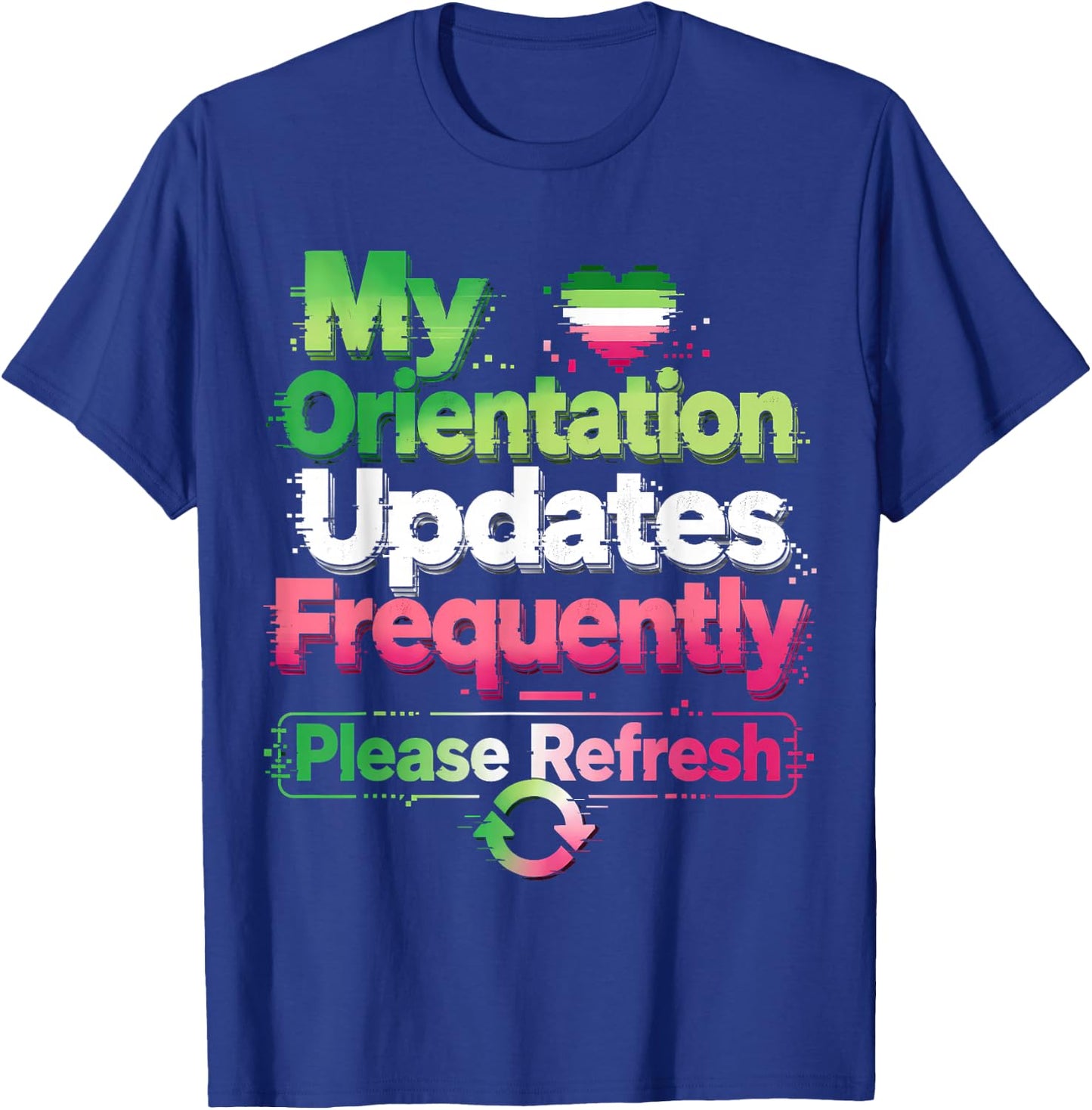 Funny Abrosexual T-Shirt - T-Shirt | Royal