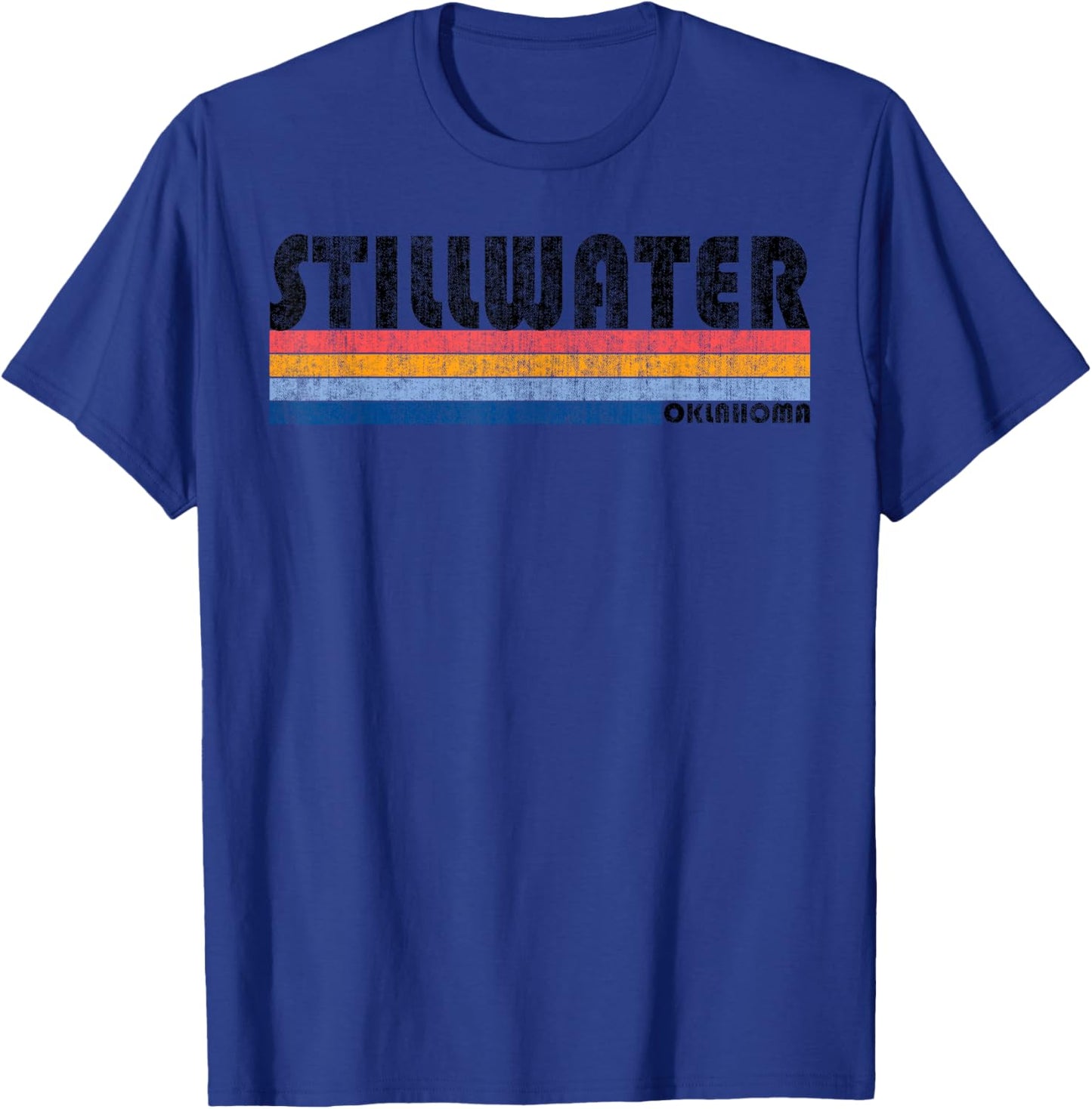 Vintage 1980s Style Stillwater OK T Shirt T-Shirt - T-Shirt | Royal