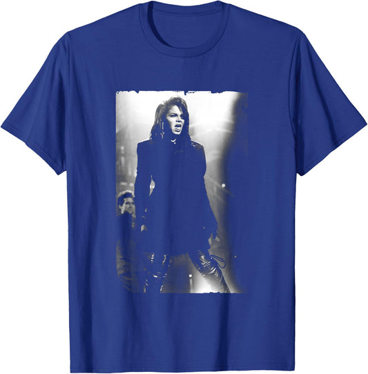 Janet Jackson Live On Tour by Stephen Wright T-Shirt - T-Shirt | Royal