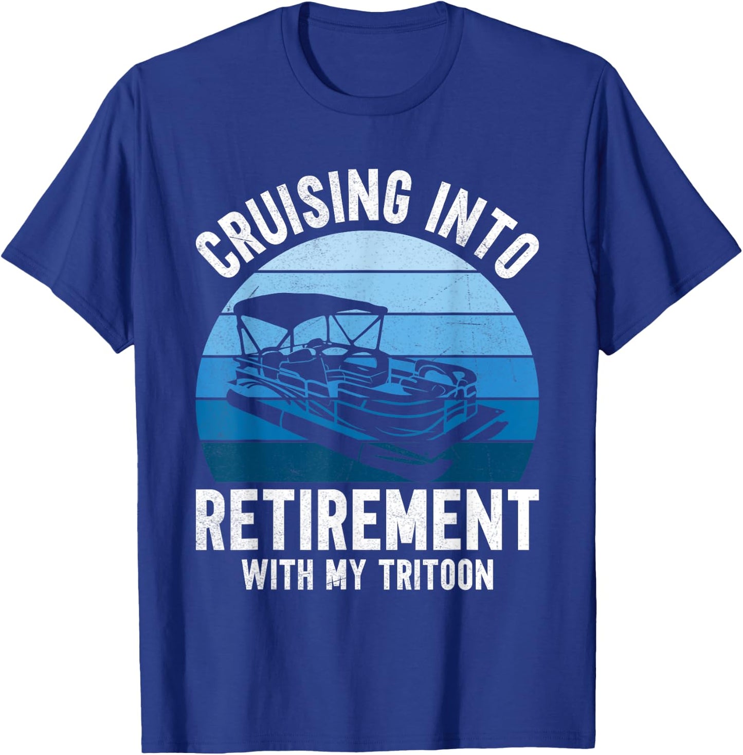 Tritoon Boat Accessories T-Shirt - T-Shirt | Royal